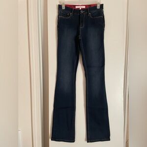 26” Isaac Mizrahi Mod Rise Bootcut Denim Jeans Soft Cotton-NWOT new!